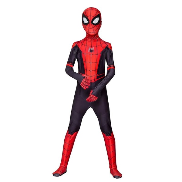 Spiderman Cosplay Superhjältedräkt Barn Vuxen Bodysuit CNMR -1 Far From Home 100 Kids (90-100cm)