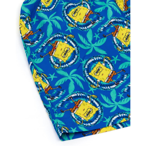 Paavo Pesusieni Pojat Repeat Print uimashortsit 10-11 vuotta-1 Blue/Yellow 10-11 Years