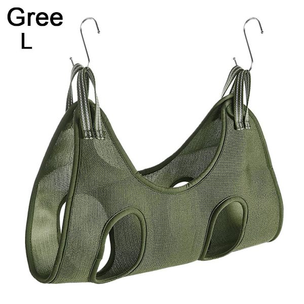 Husdjursvård Hängmatta Cat Restraint Bag GREEN W green L