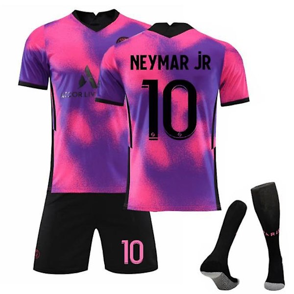 Fodboldsæt Fodboldtrøje Træningstrøje CNMR C Neymar kids 18(100-110cm)