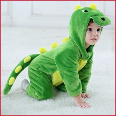 Söt Djur Dinosaur Barn Kostym Cosplay W L