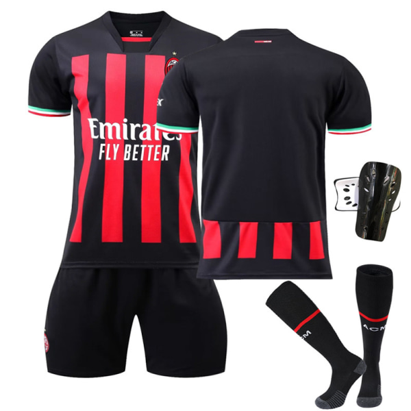 22-23Ac Milan Hjemmebane IBRAHIMOVIC fodbolduniform voksendragt Z 26(140-150cm)