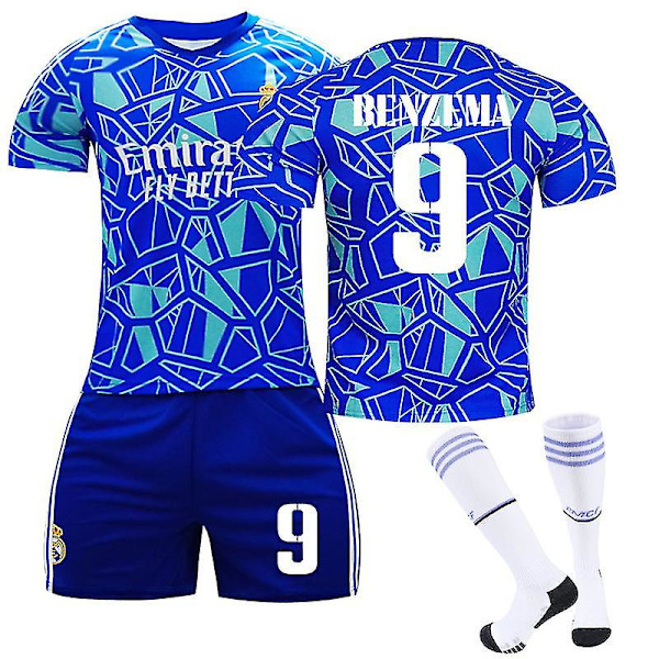 Benzema kotipaita, vieraspaita Benzema 9 vY 2223 Bluk XS
