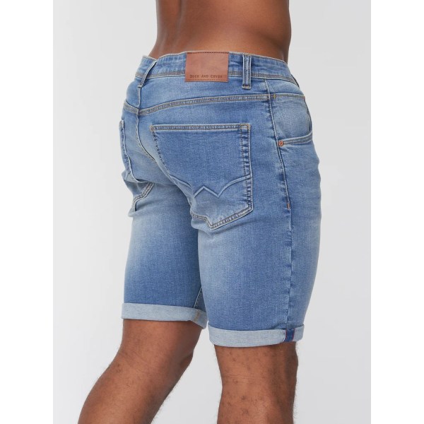 Duck and Cover Herr Musstone Denim Shorts Z X Light Wash 30R