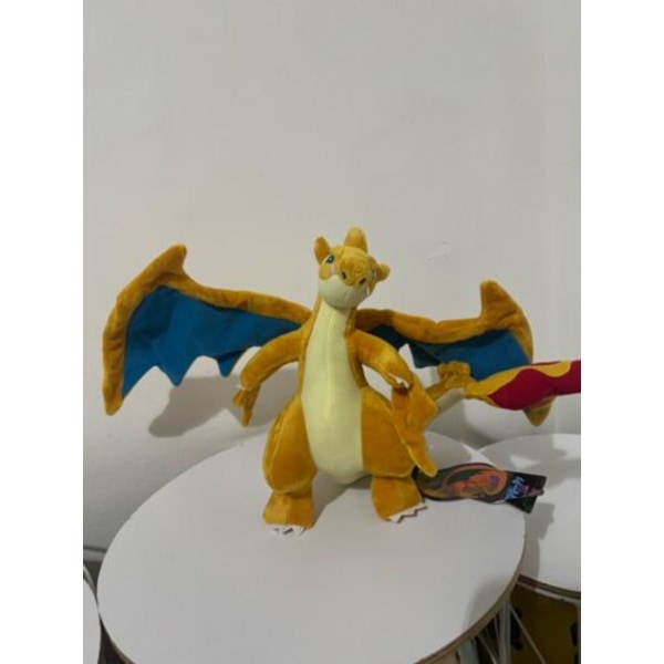 Blødt overdådigt legetøj 25 cm Gaveplys til børn Samlet Charizard Z X 1