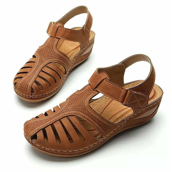 Naisten ortopediset sandaalit, suljetut kesätossut. blue tag size 43=uk 8