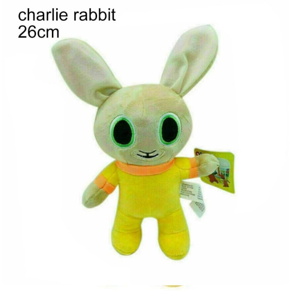 15-37 cm Bing plysjleketøy Bunny Rabbit Doll 26CMCHARLIE RABBIT y 26cm