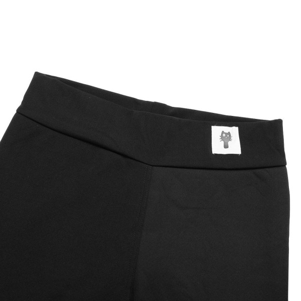 Fleece-forede Leggings Vinter Leggings SVART y Black 2XL