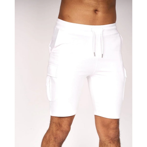 Juice Handley Combat Shorts för män  Vit Z X White L