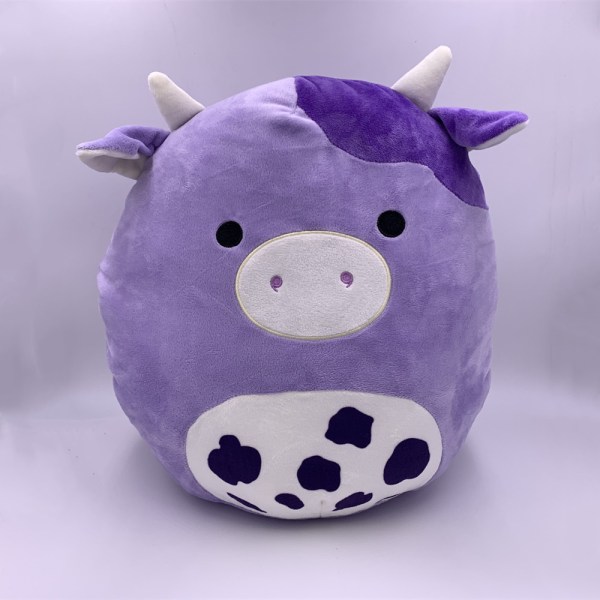 Squishmallow Connor The Cow pehmolelu Pehmeä eläinsarjakuva tyyny k 10