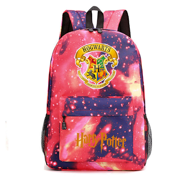 Harry Potter skolväskor runt ryggsäck rese datorväska -1 starry red