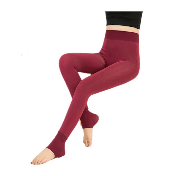 vinter leggings termiske leggings varme vinter leggings viininpunainen 200g