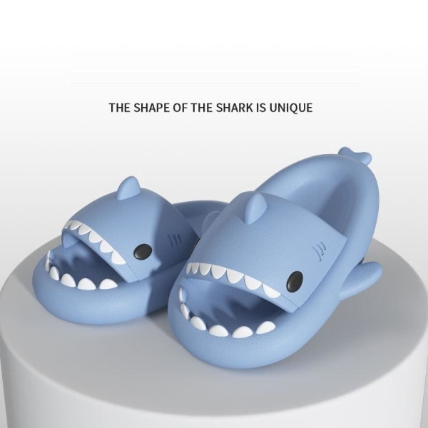 shark slides shark sandaler tøfler shark blue. 42/43