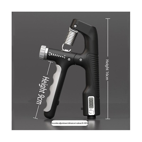 10-100 kg justerbart elektroniskt handgrepp kraftövning tung gripper fitness muskelträning hand