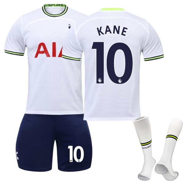 Tottenham Hotspur hemmatröja 2022/49 Kane No.10 fotbollströja 3-delade kit för barn Vuxna Z X L(175-180CM)
