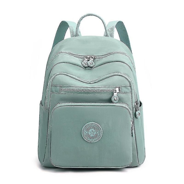 Reise Nylon Frauen Rucksäck Casual Wasserdichte Jugend Dame Schule Tasche Weibliche Daypack Frauen Schulter Taschen Rucksackwasserblau .