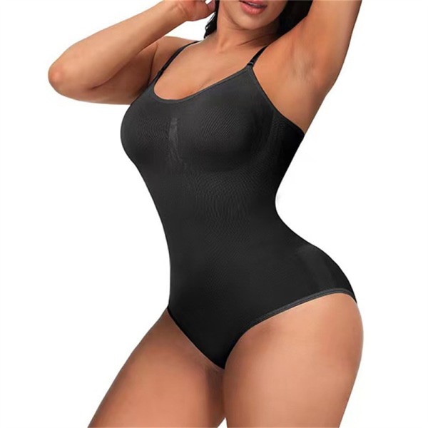 Body Shapewear Saumaton Body Shaper Belly Hip Shapewear Z X Black 3XL