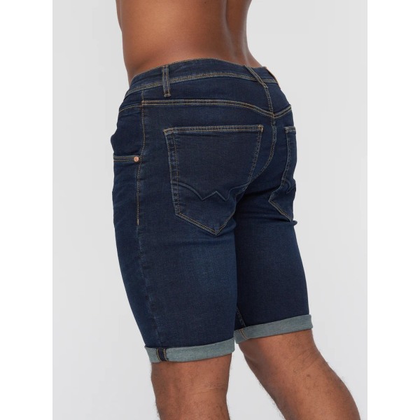Duck and Cover Herr Musstone Denim Shorts Z X Raw Wash 36R