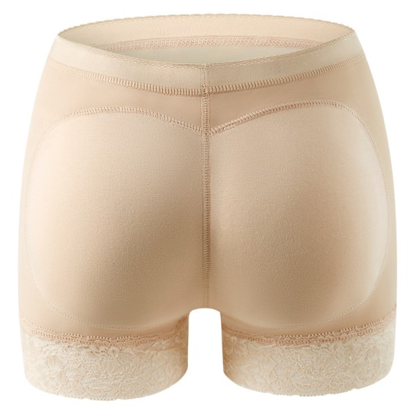 Kvinnor Body Shaper Vadderad Butt ifter Trosa Butt Hip Enhancer Fake Bum Z flesh-colored L
