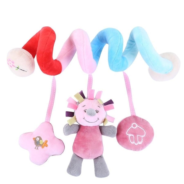 Soft Baby Music Barnevogn Hængende Spiral Sensorisk Pædagogisk Legetøj V - Car Hanging Toys B