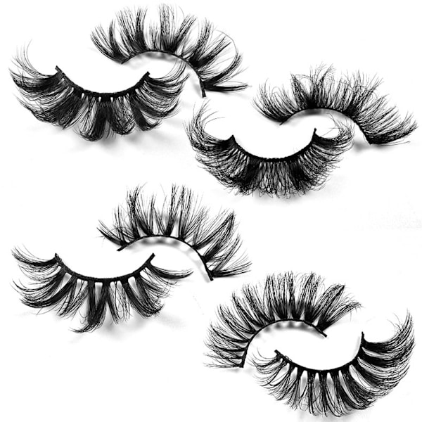 Løse Øyevipper Faux Mink Vipper Fluffy