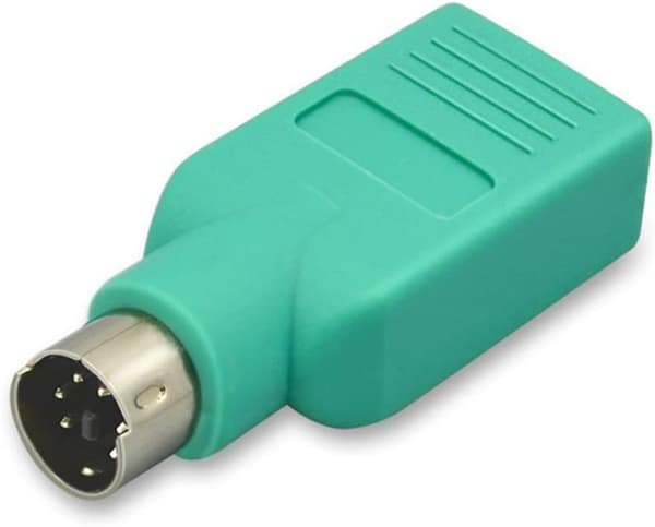 USB til 2 Mus Adapter Konverterer Adapter for Stasjonær Datamaskin Ingen Drivere Nødvendig