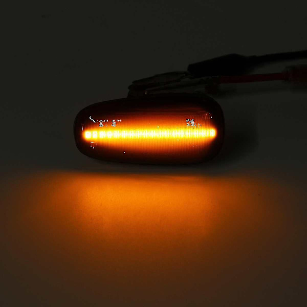2 stk Bilsidemarkørlys LED Blinklys Indikatorlampe For Opel Zafira A 99-05 G 98-09 Hvit