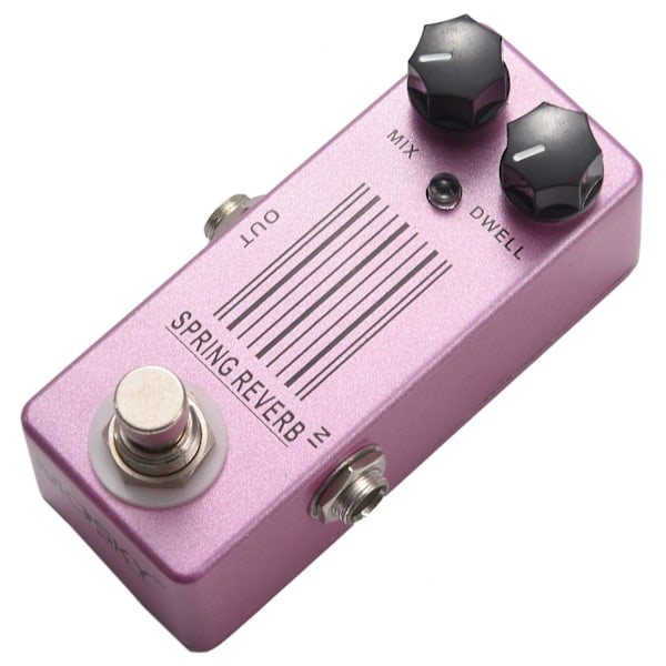 MP-51 Spring Reverb Mini Single Guitar Effekt Pedal True Bypass Guitar Dele & Tilbehør