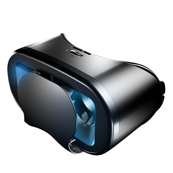 Vr Headset til telefoner Virtual Reality-briller med trådløse headset-briller til max film og spil Black