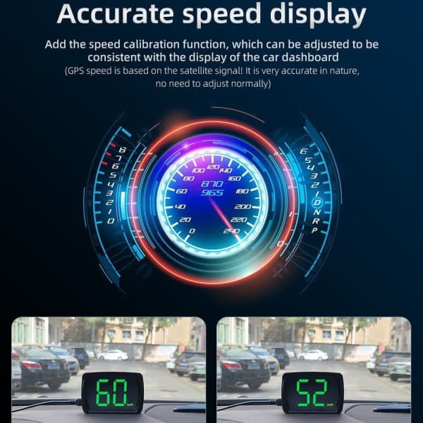 Digital hastighetsmåler Head Up Display E-Dog