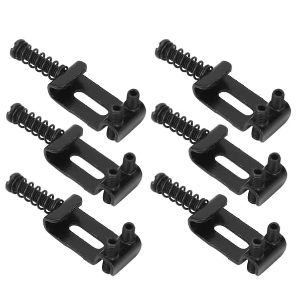 Electric Guitar Bridge Saddle String Holder for Stratocaster Telecas Performance Accessories Black