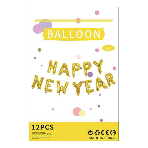 2 SET Glad Nyår Ballonger 2025 Hatt Nyår Folieballong | Nyårsballonger, Nyårsafton Festtillbehör 2025
