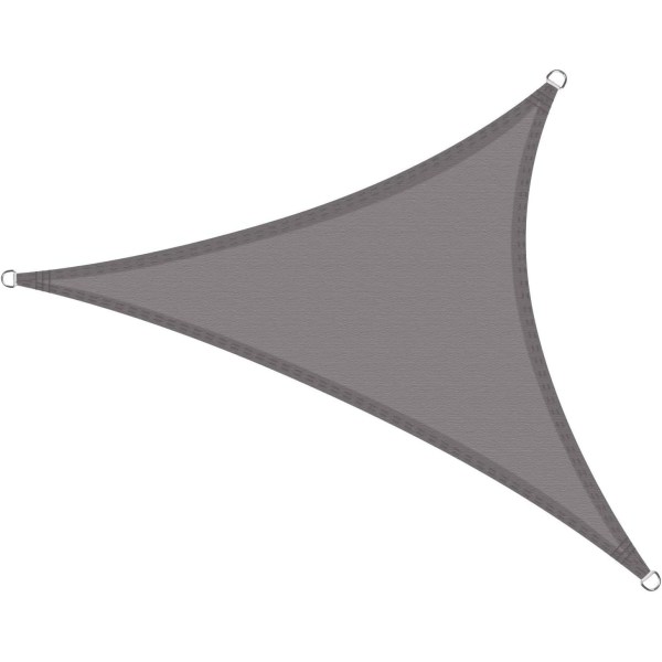Triangle Shade Segel 4x4x4m Vattentät och UV-beständig, Lämplig för trädgårdsterrassbalkonger, Grå