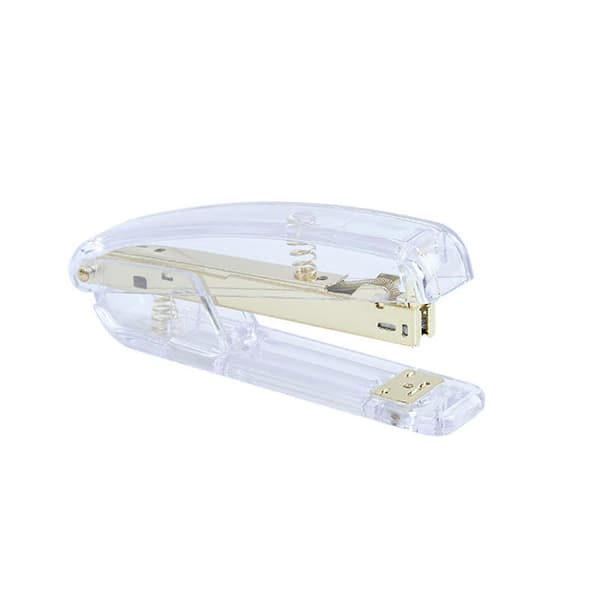 6xClear Acrylic Stapler, Spring-Powered Office Supplies for School Office Student 3 Pcs 3 Pcs