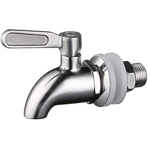 Stainless Steel Beverage Dispenser Replacement Faucet Tap For Homebrew Barrel Ferment Wine Beer Spigot Beverage Juice Dispenser