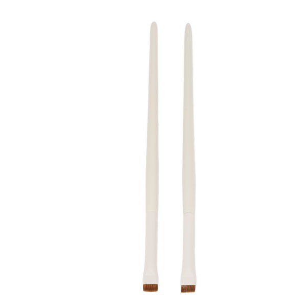 2pcs Fine Angled Eyeliner Brushes Ultra Thin Slanted Flat Angle Makeup Brushes for Eye Makeup