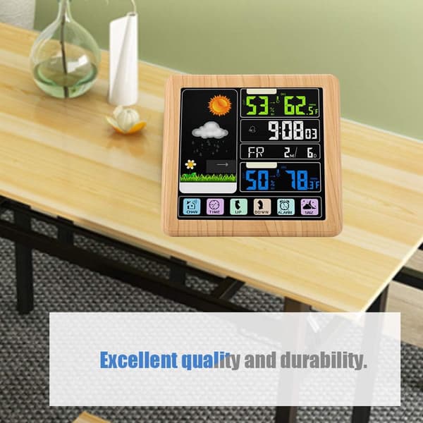 Wireless Weather Station TS-3310 Full Touch Screen Wireless Indoo