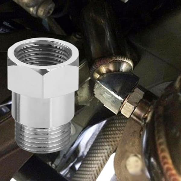 2 stk. O2 Sensor Afstandsgevind Universal M18 X 1.5 Bilmotor Lampe Ilt Sensor Forlængeradapter