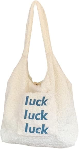 Fleeceveske med fluffy design
