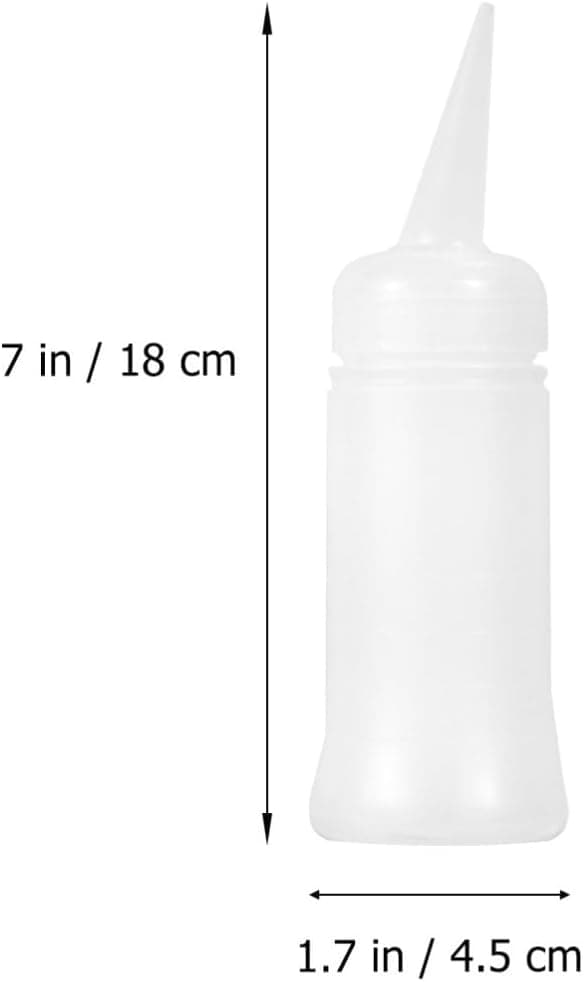 5 st plastsprayflaskor för frisör- och hemmabruk, 120 ml påfyllningsbara hårflaskor med halkfri design, lätt att rengöra material