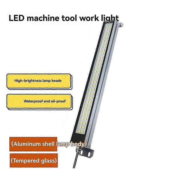 53cm AC110-230V Workshop Lathe LED Light CNC Machine Tool Work Lamp Waterproof Sewing Lighting Aluminum