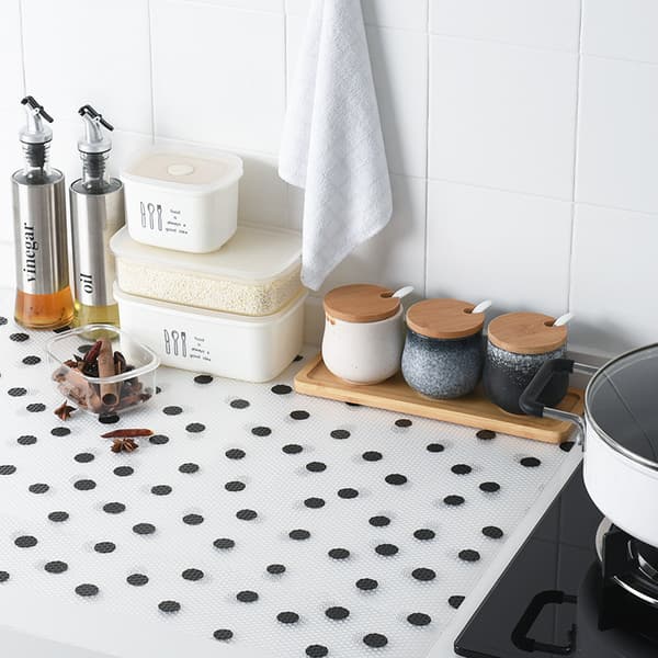 Waterproof Refrigerator Mat, Shelf Liner, Cabinet Protector, Wardrobe Mat, 45*120cm
