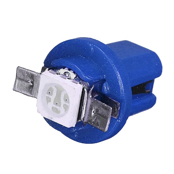 10 stk. T5 B8.5D 5050 SMD Blå LED instrumentlamper til bilinstrumentpanel