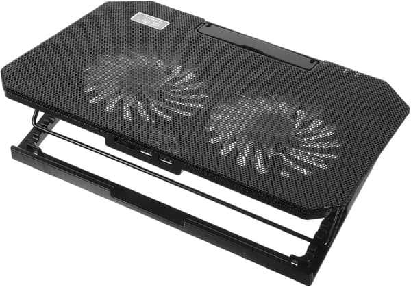 Ergonomic Cooling Pad with Fan for Laptops - Cooled Compact Robust