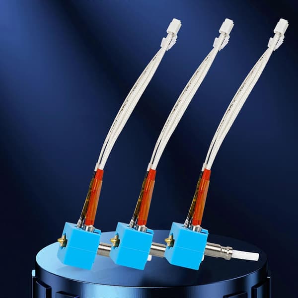 for Anycubic 3D-printer Hotend Heatbreak Dyse Ekstruder Termistor Rørsæt