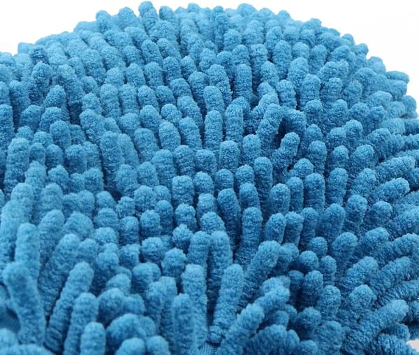 Steam Mop Cloths Cleaning Pads Replacement Covers Set, with Drawstring, Washable Reusable Coral Microfiber, for Many Triangular Foot Mops (2 pcs)