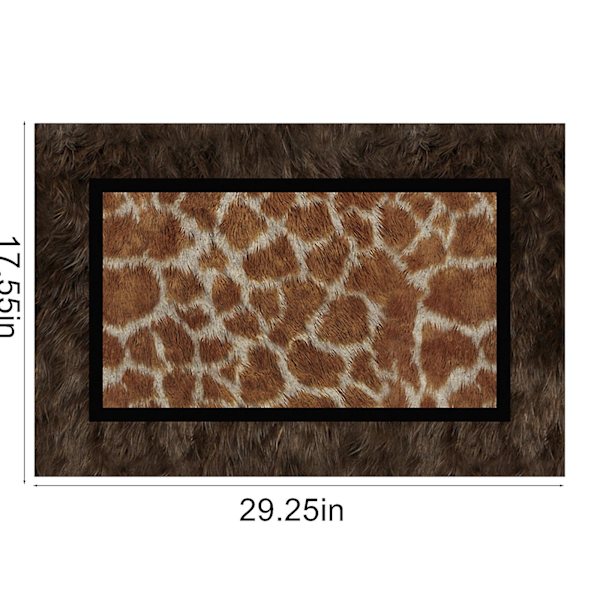Mutimatto 45x75cm/17.55x29.25in Super Absorbentinen Mikrokuitu Ovi Matto Ja Lemmikin Matto Liukumaton Paksu Pesu