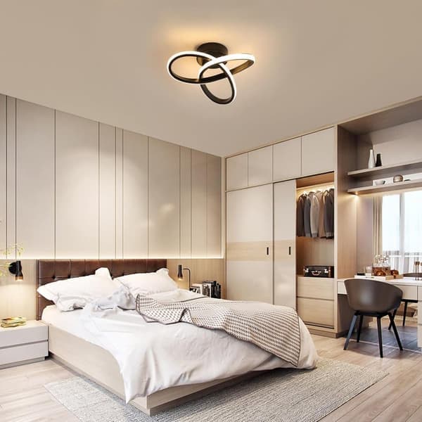 Modern LED Ceiling Light 22W, 2500LM, Clover Shape, Warm White 3000K, 25 cm