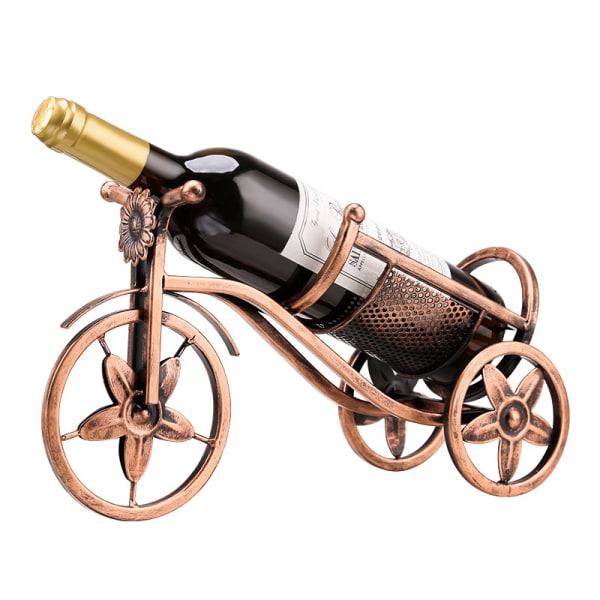 Vinflaskeholder, kreativ vinreol til en flaske cykel Sh