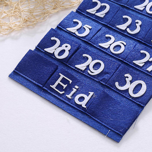 Musta Felt-seinäkalenteri Numeroitu Laskuri 30 Tilaa Koti